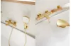 Змішувач для ванни з термостатом MALAGA  brushed light gold 5754-010-31 image 3