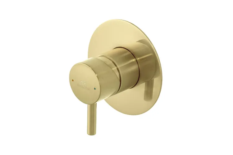 Зовн. частина змішувача прихованого монтажу RONDO ванна/душ, brushed brass (100374528)  зображення 1
