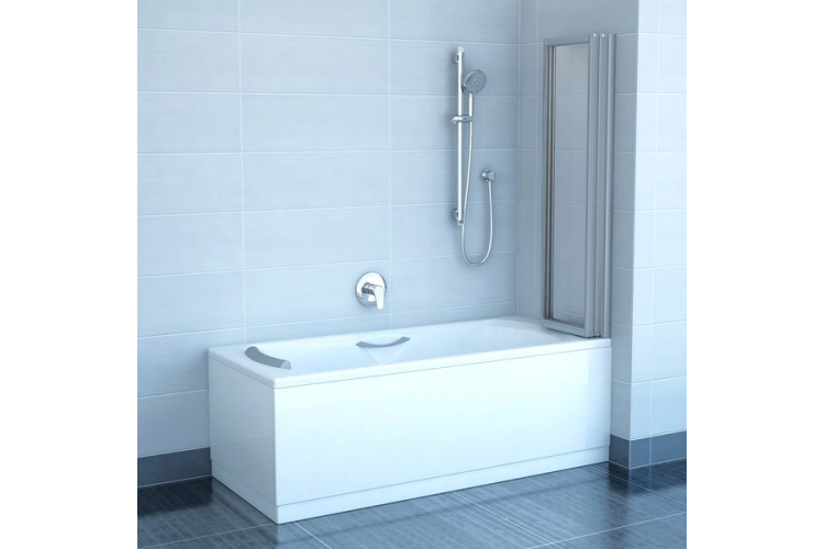 Шторка для ванни VS3-100 біла Rain 795P010041 зображення 3