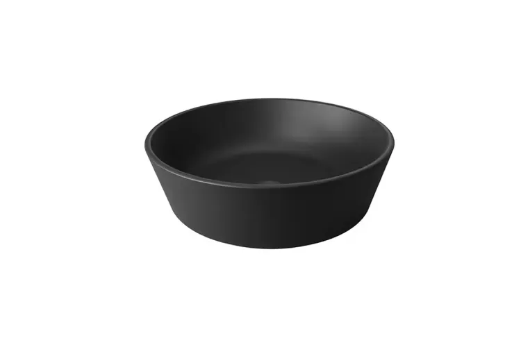 ACRO COMPACT Умивальник на стільницю 38 см, без переливу, matt black (100376692) зображення 1