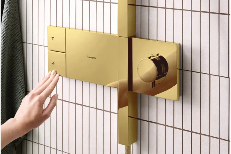 Душова система Raindance Alive S 300 1jet з ShowerSelect Comfort Polished Gold Optic (24582990) зображення 2