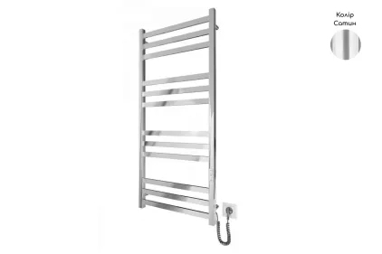 Рушникосушка ЕЛЕКТРИЧНА Чикаго-I 1170х530/80 TR K  сатин, прихове підключення