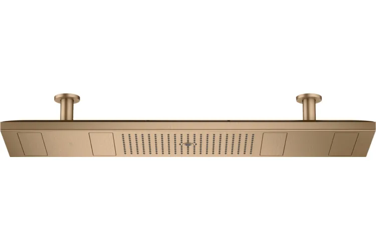 Верхній душ Axor ShowerHeaven 1200х300 4jet з підсвіткою 3500 K, Brushed Bronze (10628140) image 1