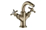 Змішувач Axor Montreux  для біде двохвентильний Cross, Brushed Nickel 16520820