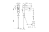 URBAN Змішувач для умивальника білий: аератор "plus" + керамічний картридж d25 мм, підключення 3/8" (100121304) image 3