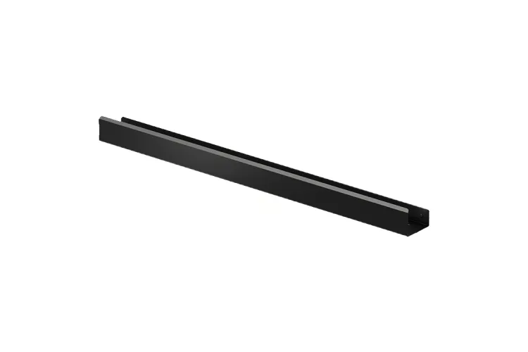 Полиця "LOFT" 1000, гачок L, RAL9005 (black mat) зображення 3