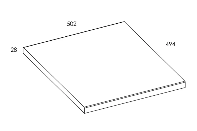 Стільниця Lofty 50 White 167033 зображення 3