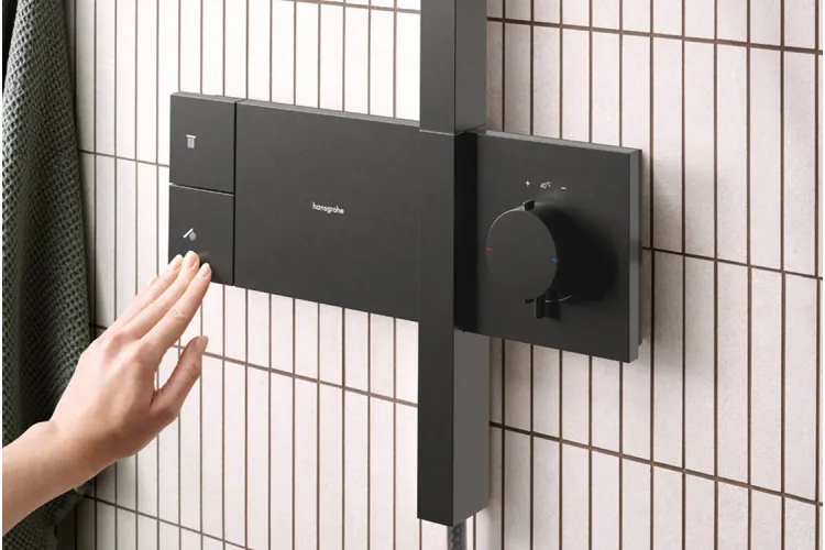 Душова система Raindance Alive S 300 1jet з ShowerSelect Comfort Brushed Black Chrome (24582340) зображення 2