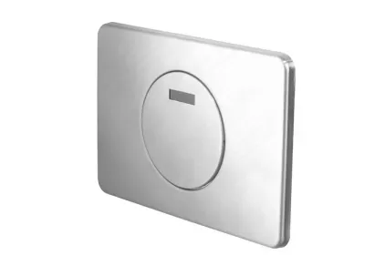 I-COMFORT LINE, Кнопка змиву одинарна, I-SMART, з ІЧ-системою, brushed stainless steel (100338129)