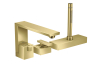 Змішувач Axor Edge на край ванни на 3 отвори, Polished Gold Optic (46430990) зображення 1