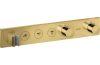 Термостат для 3-х споживачів Axor Select, прихованого монтажу, Polished Gold Optic 18356990 зображення 1