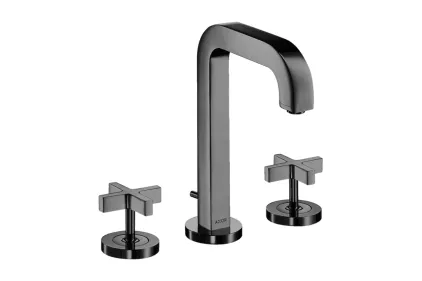 Змішувач Axor Citterio 170  для умивальника на 3 отвори, Polished Black Chrome 39133330