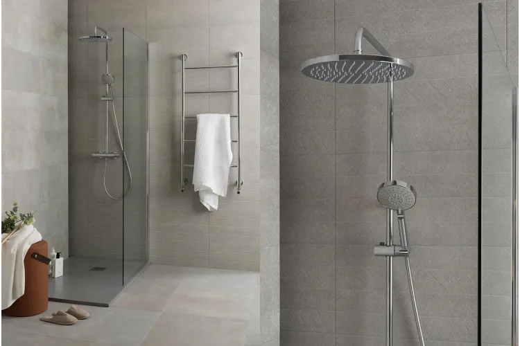 TEC ROUND, Душова система з термостатом, chrome (100220170)  зображення 2