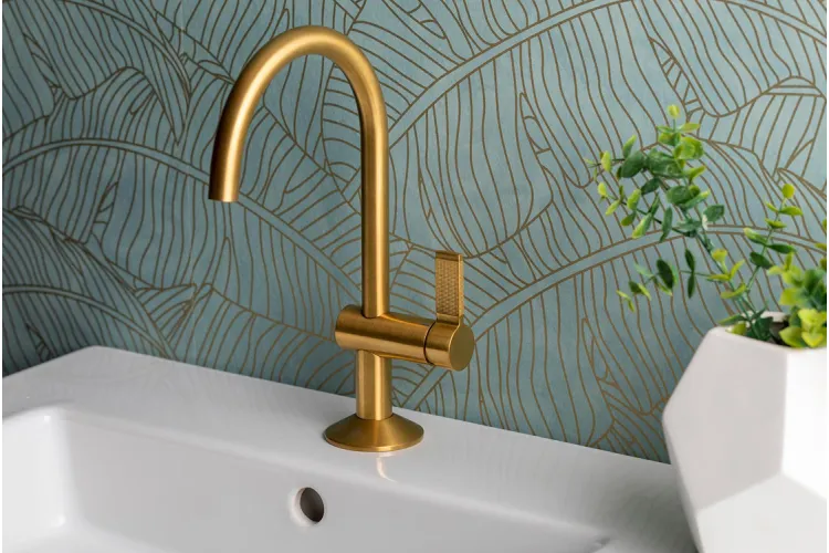 LIGNAGE LUXE, Змішувач для умивальника, brushed gold (100301598) зображення 2