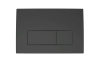 Кнопка змиву Delta 50, пластик, чорний матовий (115.119.14.1) image 1