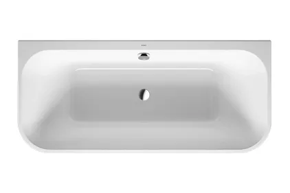 HAPPY D.2 Ванна пристінна двостороння 180x80 см з ніжками та панеллю, акрил (700318000000000)