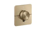 Термостат прихованого монтажу AXOR ShowerSelect ID Softsquare на 2 функції, Brushed Brass (36754950)