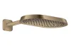 Верхній душ Axor ShowerSphere 370х220 1jet EcoSmart з кронштейном, Brushed Bronze (39749140) image 1