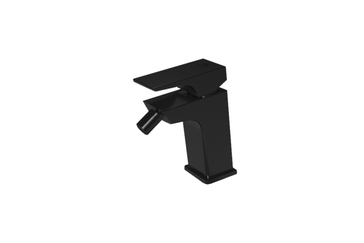 ACRO COMPACT Змішувач для біде з аератором, керамічний картридж d35 мм, підключення 3/8", чорний (100313187) зображення 1