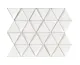 G133 EFFECT TRIANGLE WHITE 31x26 (мозаїка)