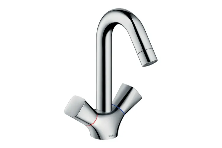 Змішувач Logis для умивальника 2-х вентильний, Chrome (71221000) image 1