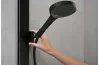 Душова система Rainfinity Showerpipe 250 1jet EcoSmart з термостатом ShowerTablet 350, Matt Black (28742670) зображення 2