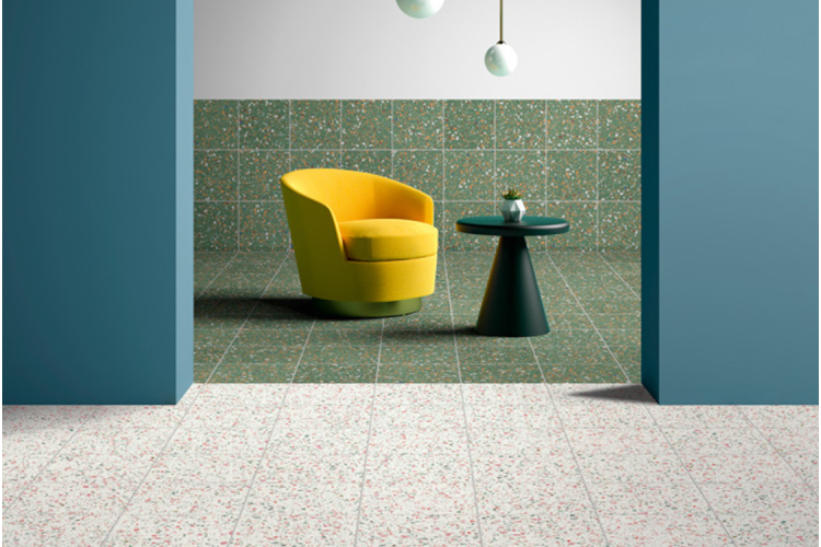 TERRAZZO WHITE NATURAL 60x60 (59.2x59.2) (плитка для підлоги і стін) зображення 3