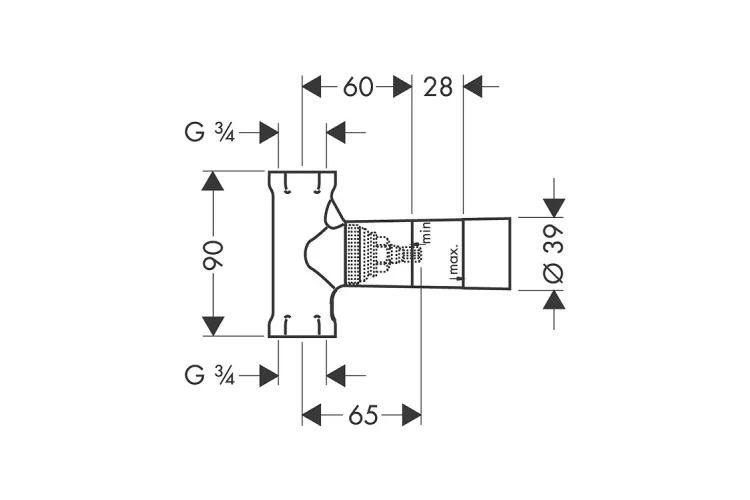 Прихована частина запірно/перемикаюча 130л/хв (15970180) зображення 2