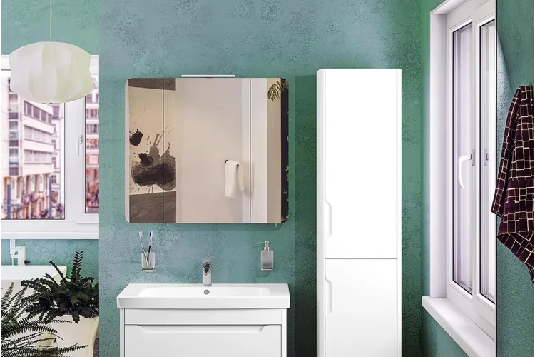 Дзеркальна шафа РОМА 85 см без підсвічування зображення 3