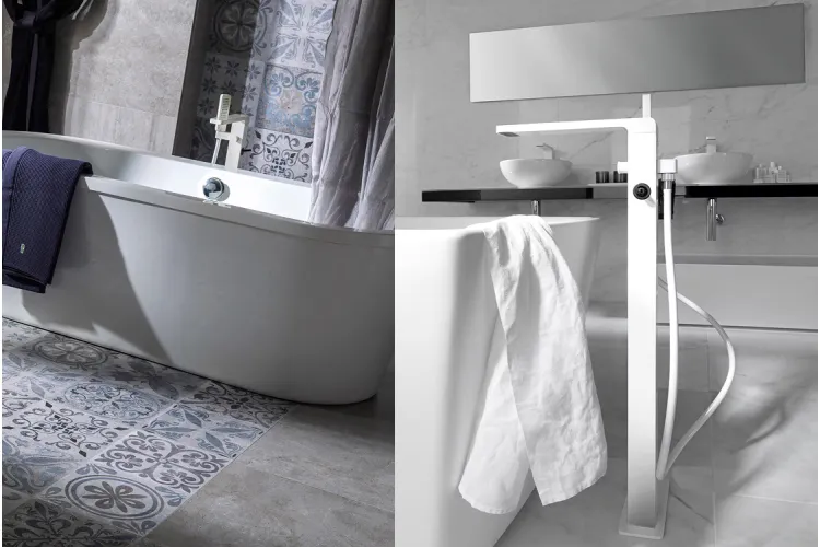 LOUNGE, Змішувач для ванни підлоговий, white (100073038) image 3