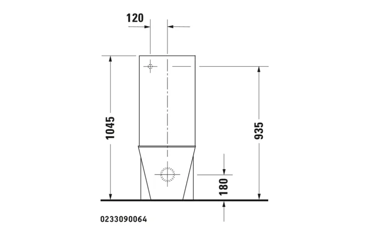 STARCK 1 Бачок 39х12.5 см з керамічною кришкою (8727100005)  image 2