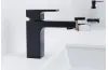 Змішувач Vernis Shape Isolated 100 для умивальника без донного клапана, Matt Black (71569670) зображення 2