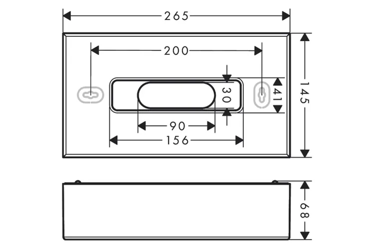 Диспенсер для рушників 6,2 х 14,5 x 26,5 см Axor Universal Circular, Stainless Steel Optic (42873800) image 2