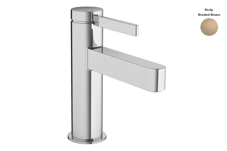 Змішувач Finoris 100 CoolStart для умивальника з д/к push-open, Brushed Bronze (76012140) зображення 1