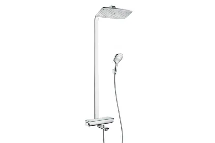 Душова система Raindance Select E 360 з термостатом Showerpipe для ванни, хром (27113000)