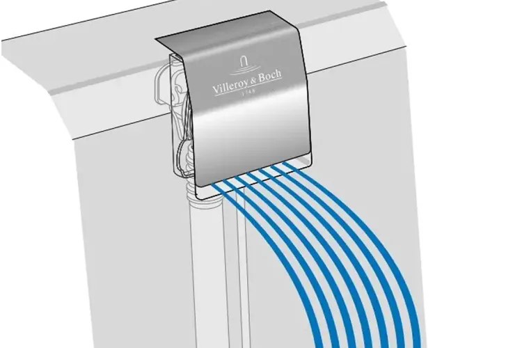 Комплект для наповнення води до ванн SQUARO EDGE Black Matt (UPCON0123-33) зображення 3