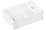 Умивальник Xevolos E 360/250 Right з отвором, без переливу, SmartClean White (61086450)