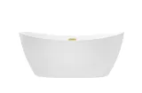 Ванна акрилова AYLA вільностояча 170х80 з сифоном клік-клак золото