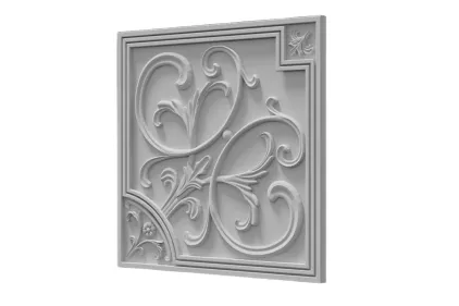 Гіпсова стінова панель 50х50 см CLASSIC 03