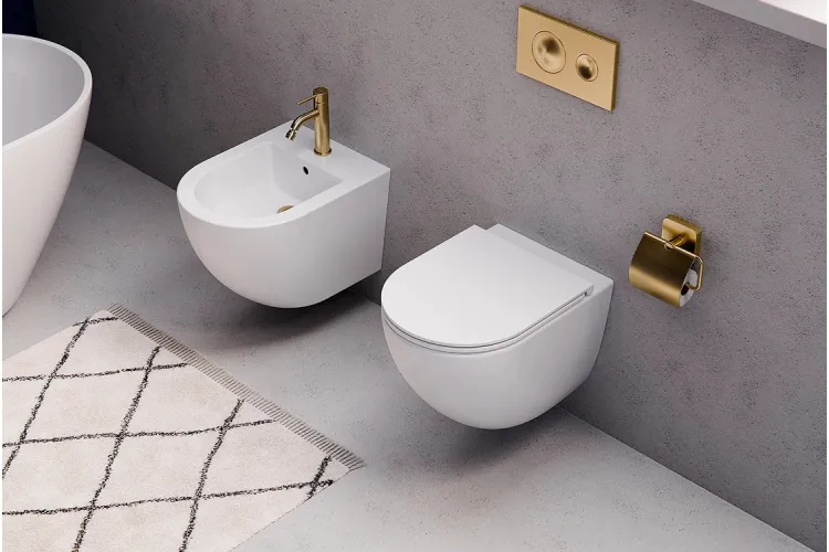 Змішувач для біде VEO золото брашоване image 3