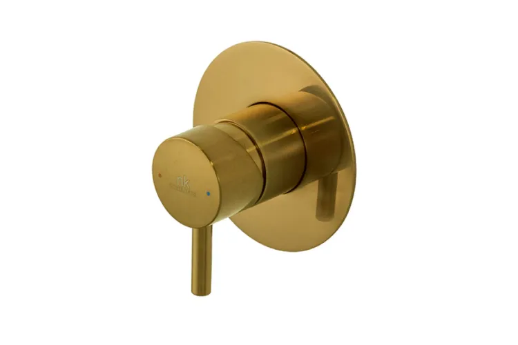 Зовн. частина змішувача прихованого монтажу RONDO ванна/душ, brushed gold (100345152)  зображення 1