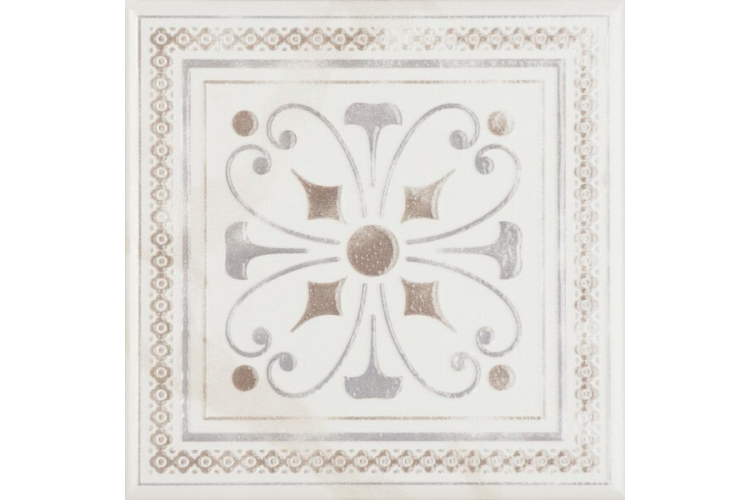 DECOR ETHERNAL WHITE 15x15 декор (плитка настінна) зображення 2