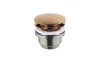 Донний клапан для умивальника універсальний (clicker), copper (100291446) зображення 1