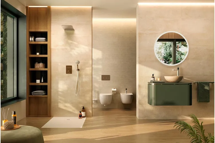 FORMA, Верхній душ з 2 функціями: дощ + каскад, підключення 1/2", хром (100144741) зображення 3