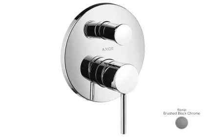 Змішувач Axor Starck Pin прихованого монтажу ванна/душ, Brushed Black Chrome 10416340