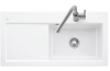 SUBWAY 60 XL Кухонна мийка 100x51 cм,  чаша праворуч, без отвору під змішувач (671901R1) White Alpine CeramicPlus image 1