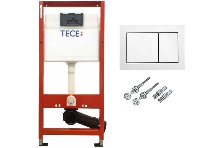 Комплект Інсталяції TECE base 3в1 + клавіша Base біла (9400000) image 1