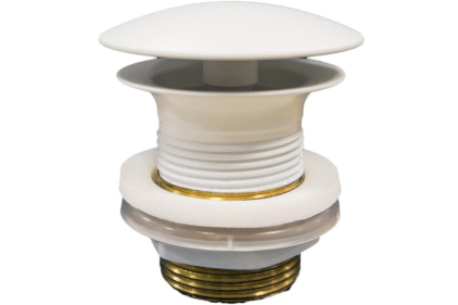 Зливний клапан SP для умивальника, без переливу, білий (100143622)