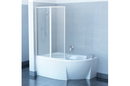 Штора для ванны VSK2 Роса II 160 L Белый Rain, 76L9010041