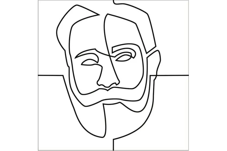 FACE LINE WHITE 25x25 (плитка для підлоги і стін) image 2